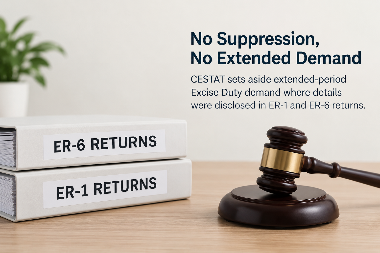 Whether an extended-period Excise Duty demand can be sustained when the relevant details were disclosed in statutory returns?
